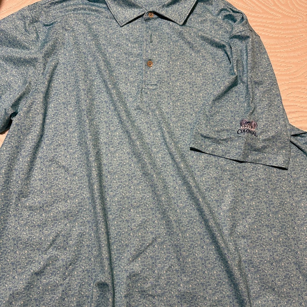 Peter Millar polo. Colonial country club